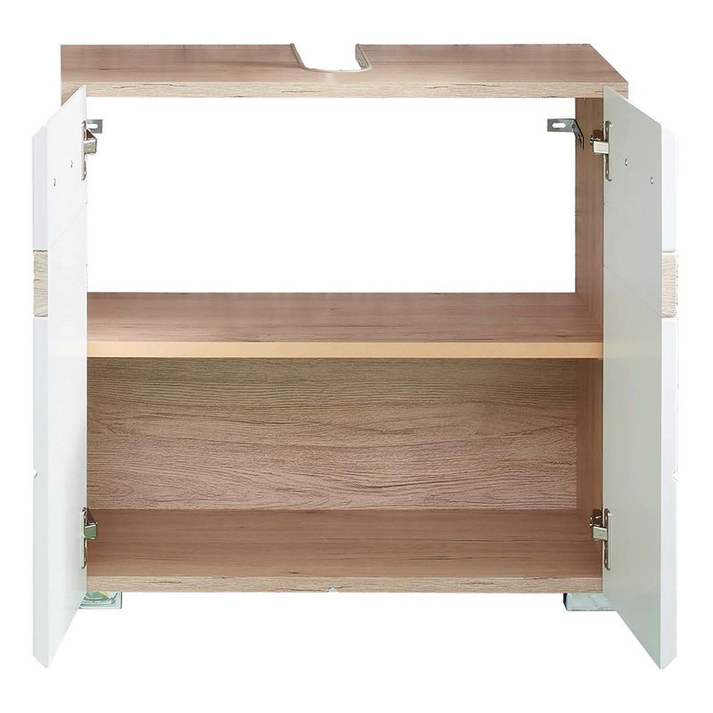 babyonlineshop trendteam Set-One Bad Kombination 4-teilig Weiß / Eiche Flash Sale