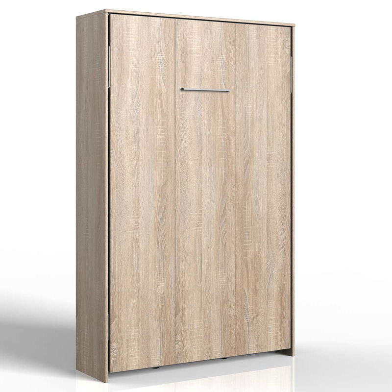 babyonlineshop Wimex Juist Klappbett vertikal 120 x 200 cm Eiche sägerau Dekor Online Shopping