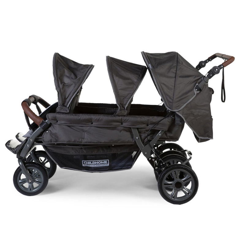 babyonlineshop Childhome neuer Six Seater Sechserwagen anthrazit robust und komfortabel Top Angebot