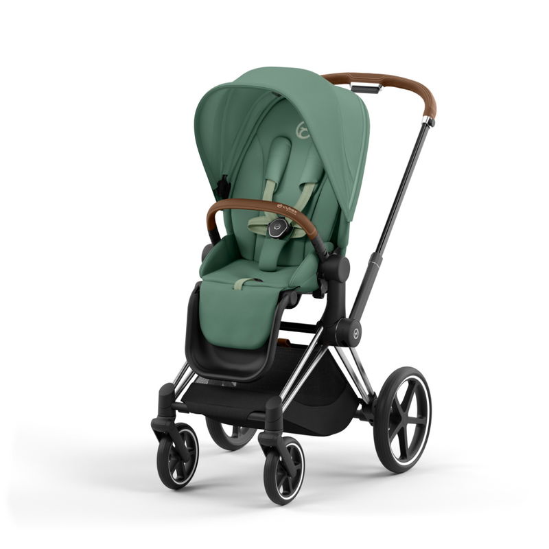 babyonlineshop CYBEX PRIAM Kinderwagen Leaf Green Bundle New Generation inkl. Zubehörartikel Neueste Mode