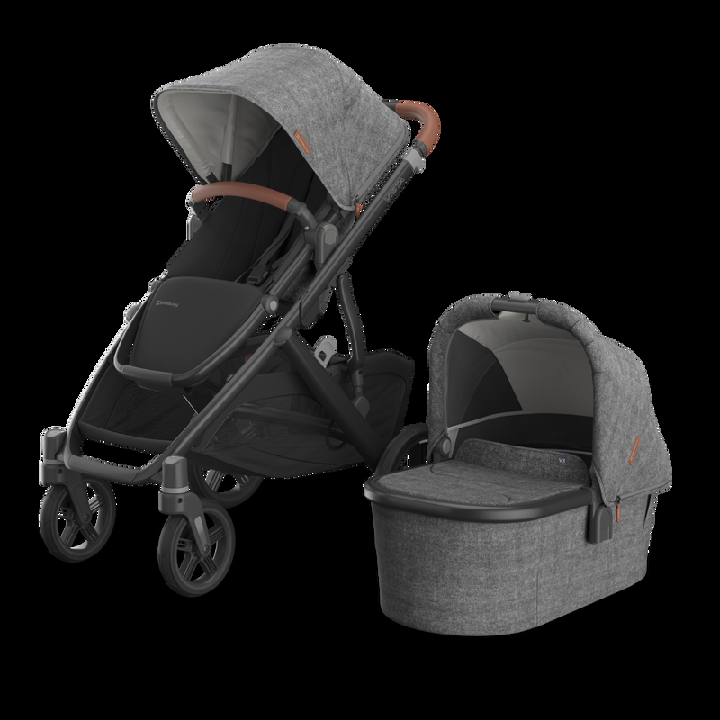 babyonlineshop UPPAbaby Vista V3 Kinderwagen Greyson Charcoal Mélange