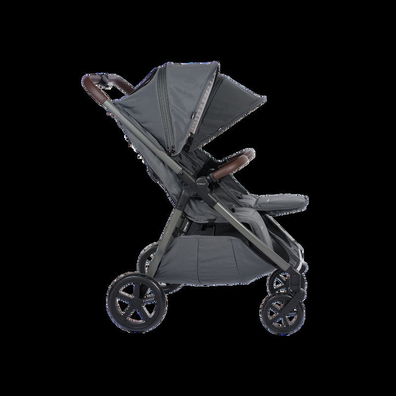babyonlineshop MastSwiss M.Twin x VOLCANIC ASH Geschwisterwagen Räumungsverkauf