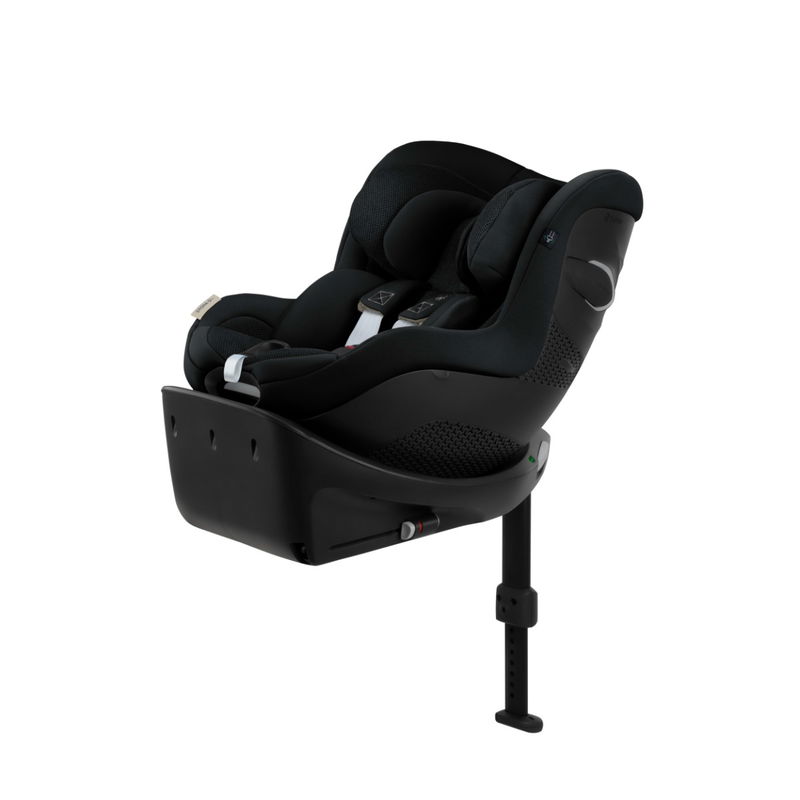 babyonlineshop CYBEX Sirona Gi i-Size Plus Moon Black ab Geburt bis 105 cm (ca. 4 Jahre)