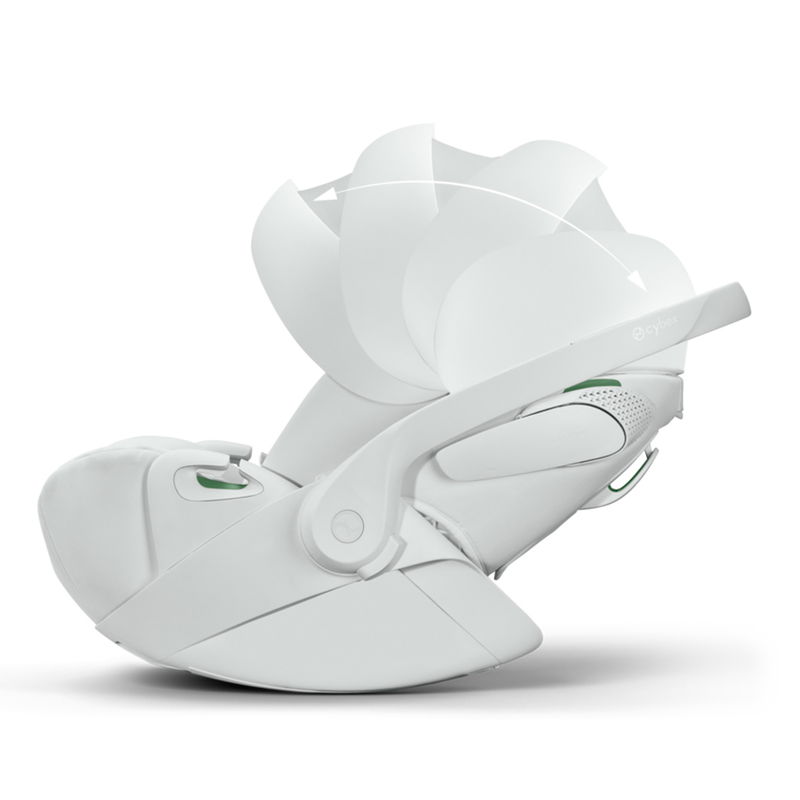 babyonlineshop CYBEX CLOUD T i-SIZE Babyschale Fashion Collections Urban Mobility White Zeitbegrenzte Promotion