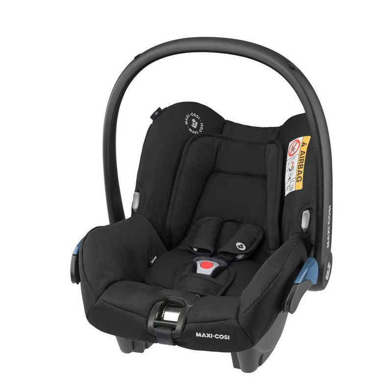 babyonlineshop Maxi-Cosi Citi2 Babyschale Essential Black Gruppe 0+ ab Geburt bis ca.12 Monate