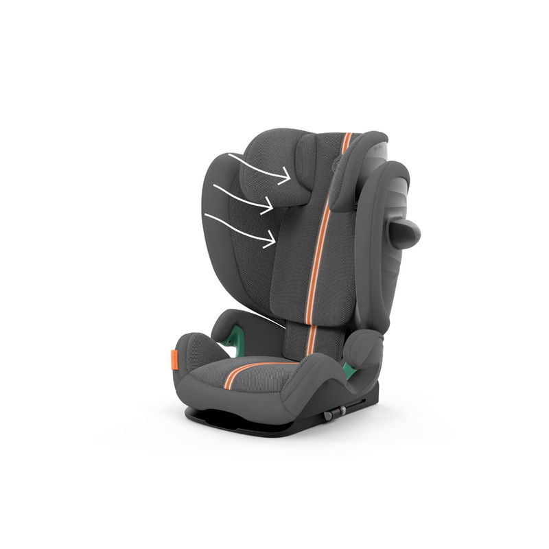 babyonlineshop CYBEX Solution G i-Fix Plus Kindersitz Lava Grey 3 bis 12 Jahre Kostenloser Versand international