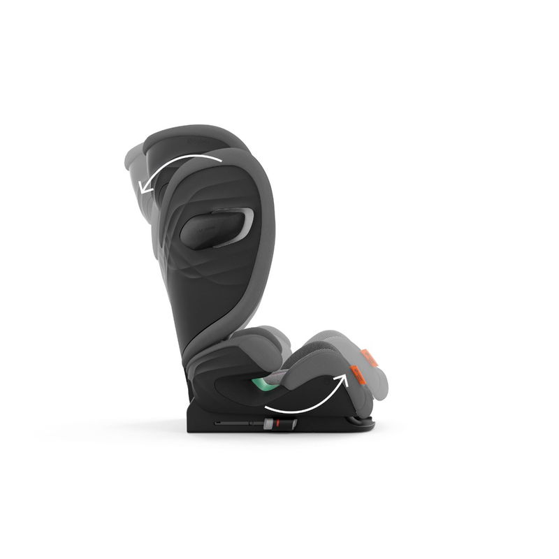 babyonlineshop CYBEX Solution G i-Fix Plus Kindersitz Lava Grey 3 bis 12 Jahre Kostenloser Versand international