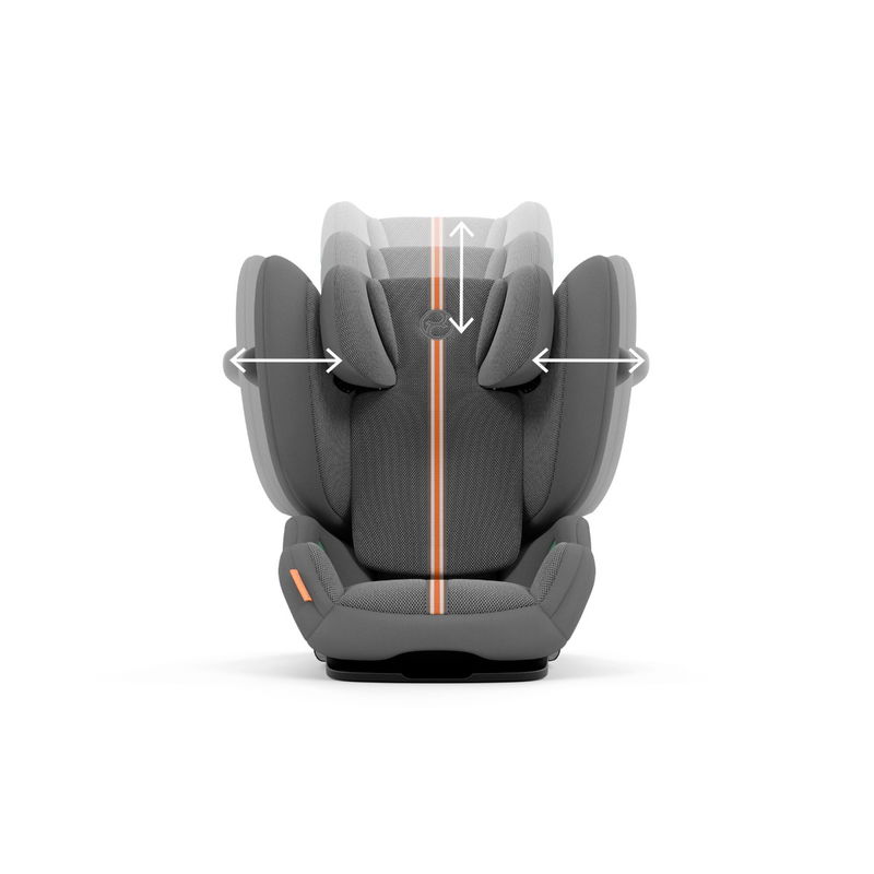 babyonlineshop CYBEX Solution G i-Fix Plus Kindersitz Lava Grey 3 bis 12 Jahre Kostenloser Versand international