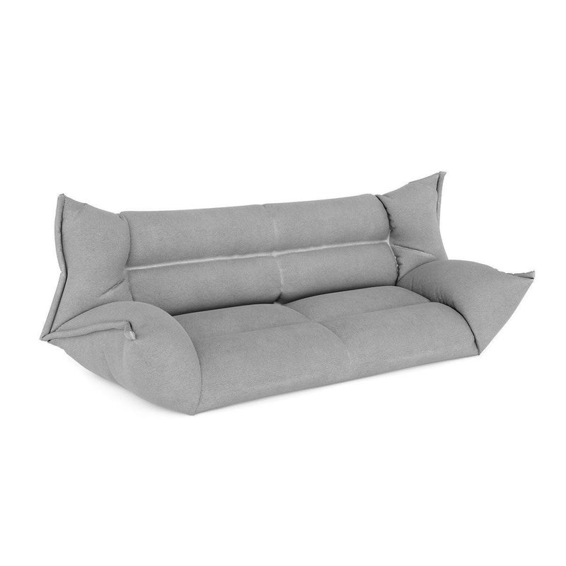babyonlineshop Nature Kid Faltsofa grau mehrfach verstellbar mit rutschfestem Unterboden Begrenzt auf 3 Tage