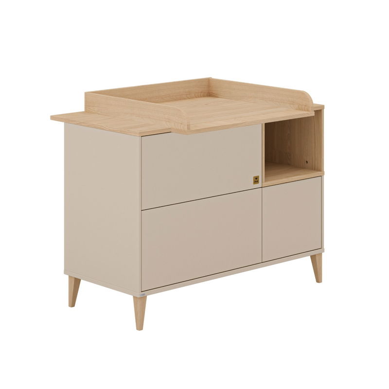 babyonlineshop Paidi Mila & Ben Kinderzimmer 4-türig Cashmere-Beige / Scandinavian-Wood Angebote