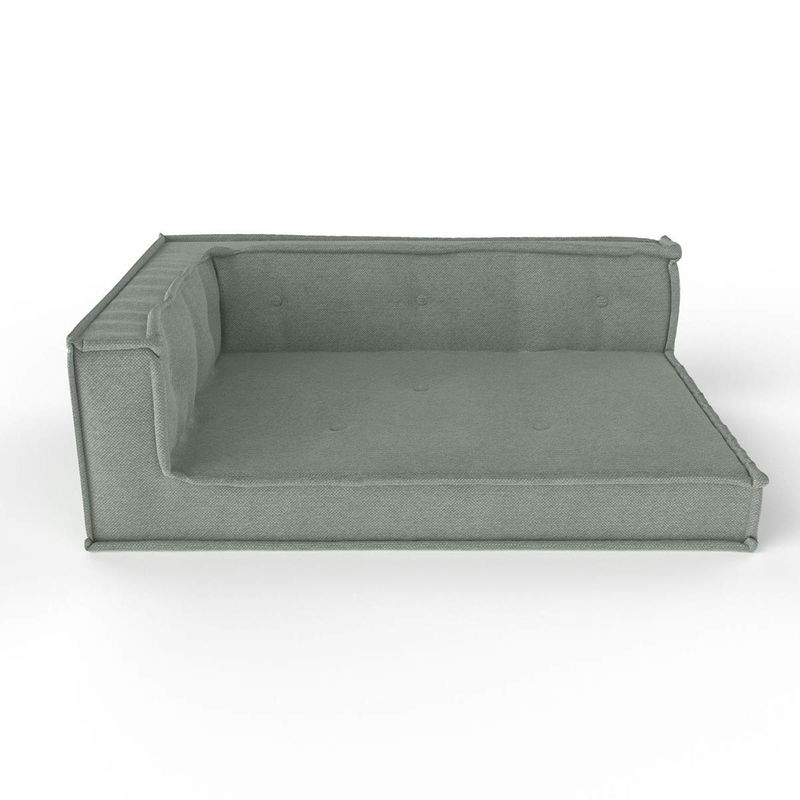 babyonlineshop Nature Kid Palettensofa Ecke links grau mit recycelter Schaumstofffüllung