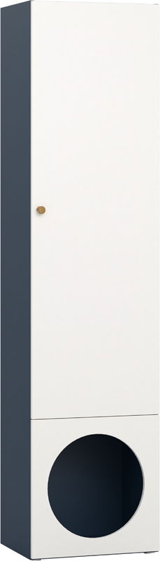 babyonlineshop Vox RELI - Bücherregal schmal UK 3/4 mit Eichengriff / Indigo Sonderangebot