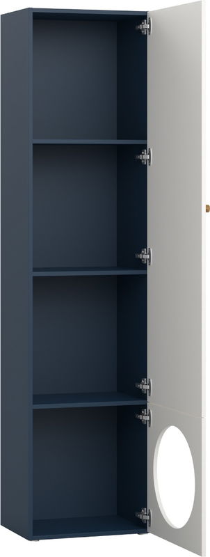 babyonlineshop Vox RELI - Bücherregal schmal UK 3/4 mit Eichengriff / Indigo Sonderangebot