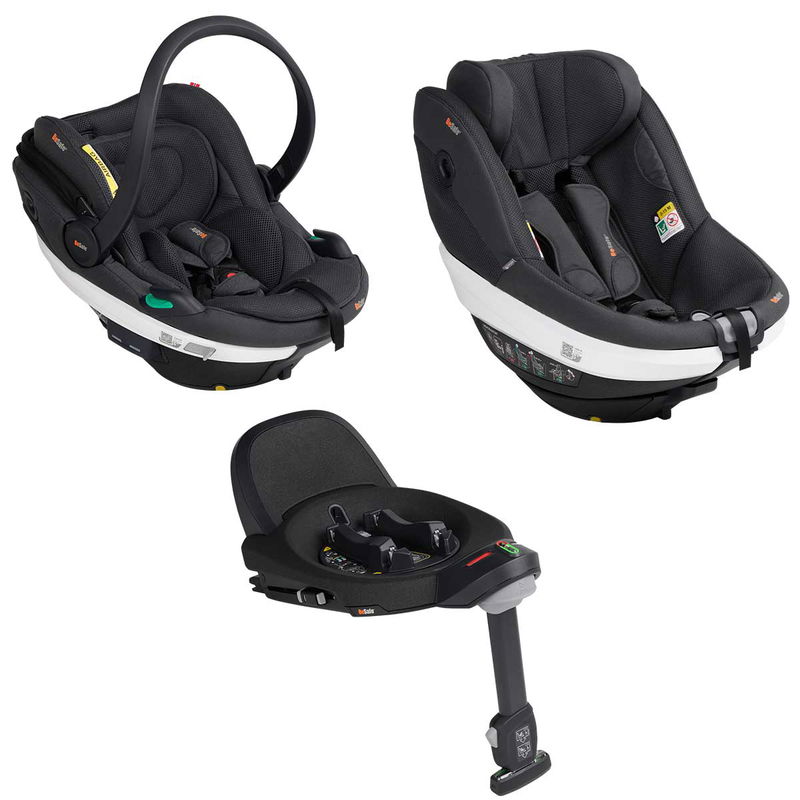 babyonlineshop BeSafe Go Beyond Babyschale und Beyond 360 Autositz mit Base Anthracite Mesh Blitzangebot