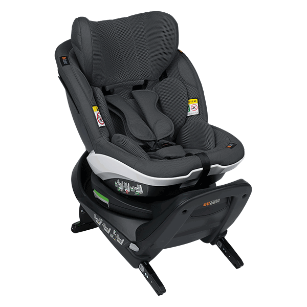 babyonlineshop BeSafe iZi Turn i-Size Kindersitz Anthracite Mesh