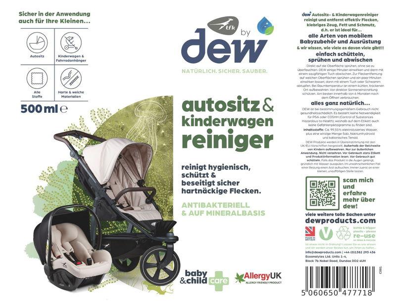 babyonlineshop tfk by dew - Autositz und Kinderwagen Reiniger (500ml) Räumungsverkauf
