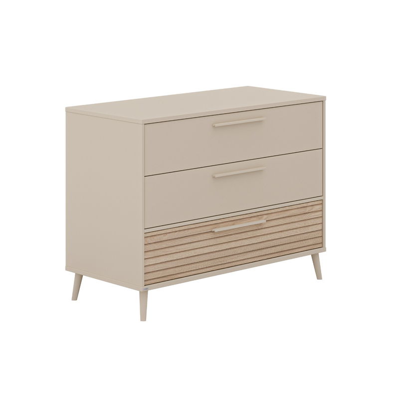 babyonlineshop Paidi Eefje Kinderzimmer 3-türig breit Cashmere-Beige / Groovy-Oak Letzte 3 Tage