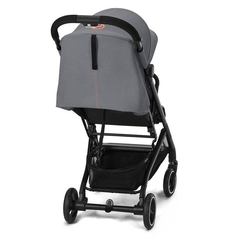 babyonlineshop CYBEX Beezy Buggy Lava Grey Gestell in Black Fabrikladen