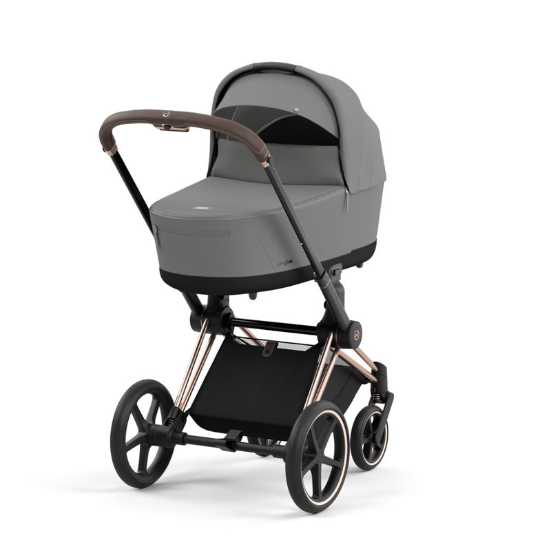 babyonlineshop CYBEX PRIAM Kinderwagen Mirage Grey Bundle Plus New Generation inkl. Zubehörartikel Outlet