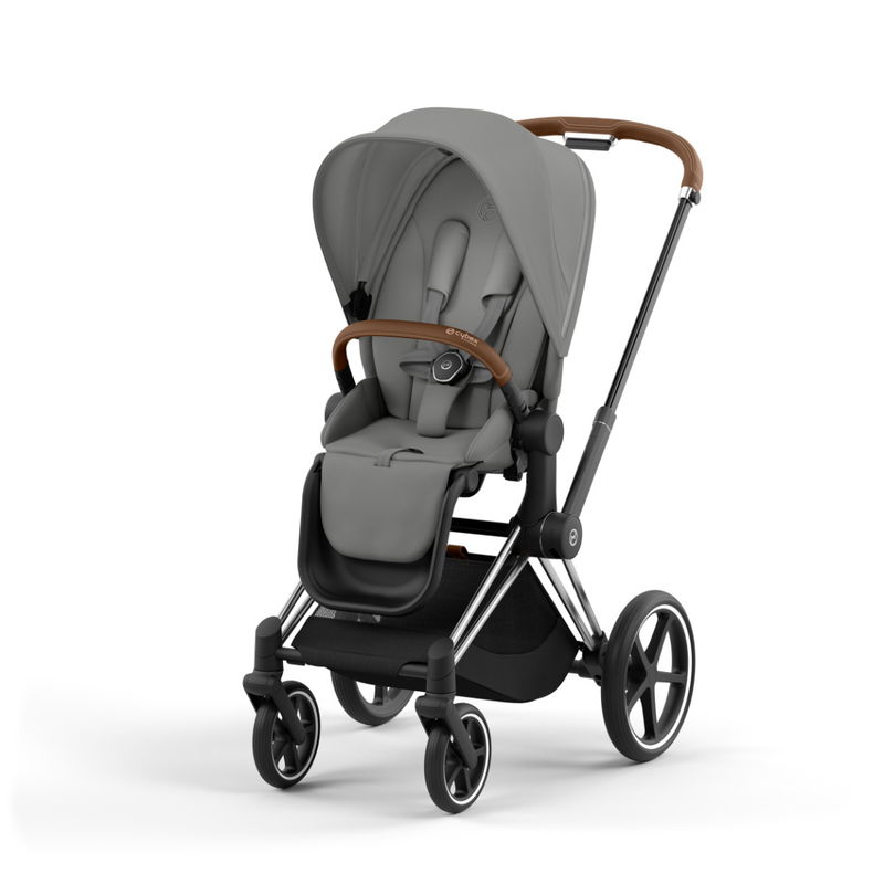 babyonlineshop CYBEX PRIAM Kinderwagen Mirage Grey Bundle Plus New Generation inkl. Zubehörartikel Outlet
