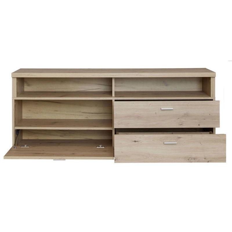 babyonlineshop trendteam Echo TV-Lowboard beleuchtet Artisan Eiche melamin Cyber Monday