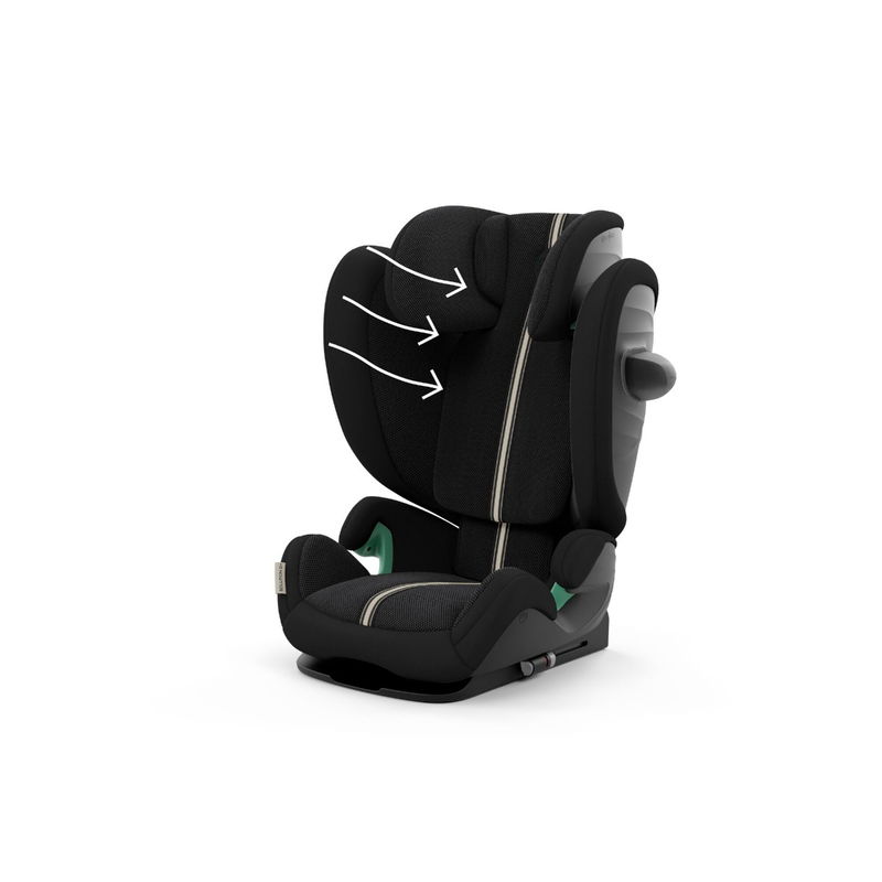babyonlineshop CYBEX Solution G i-Fix Plus Kindersitz Moon Black 3 bis 12 Jahre Jubiläumsangebot