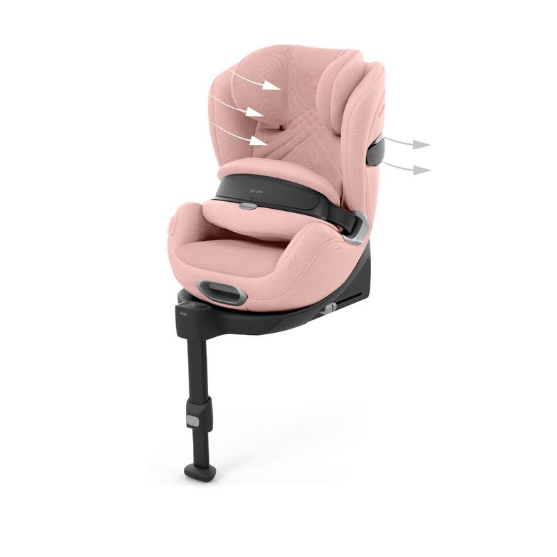 babyonlineshop CYBEX Anoris T2 i-Size Kindersitz Plus Peach Pink Ab 15 Monate bis ca. 7 Jahre Heißer Verkauf