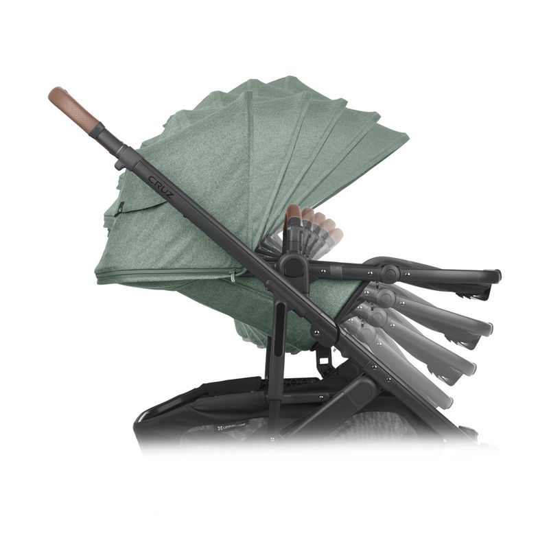 babyonlineshop UPPAbaby Cruz V2 Sportwagen Gwen green melange Vierteljährliche Förderung