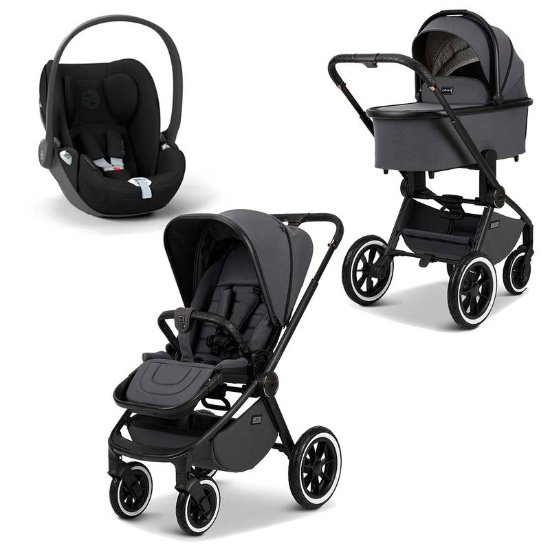 babyonlineshop Moon Resea Plus Kinderwagen-Bundle anthrazit/black matt Bis zu 55% Rabatt
