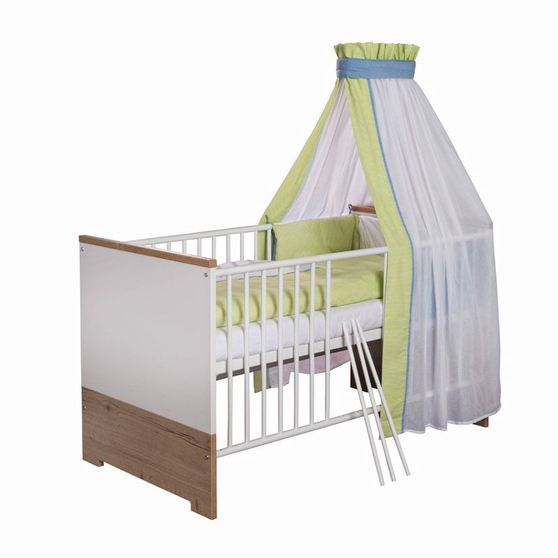 babyonlineshop Schardt Eco Plus Kinderzimmer inkl. Umbauseiten mit zweitürigem Schrank Im Verkauf