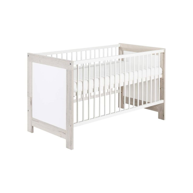 babyonlineshop Schardt Nordic Halifax Kinderbett 70 x 140 cm Halifax Eiche/Weiß Fabrikverkauf