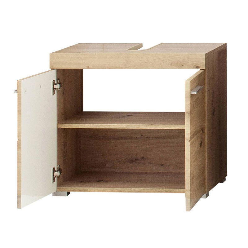 babyonlineshop trendteam Amanda Badmöbel 60x190x34 cm 2-teilig asteiche / asteiche Neueste Mode