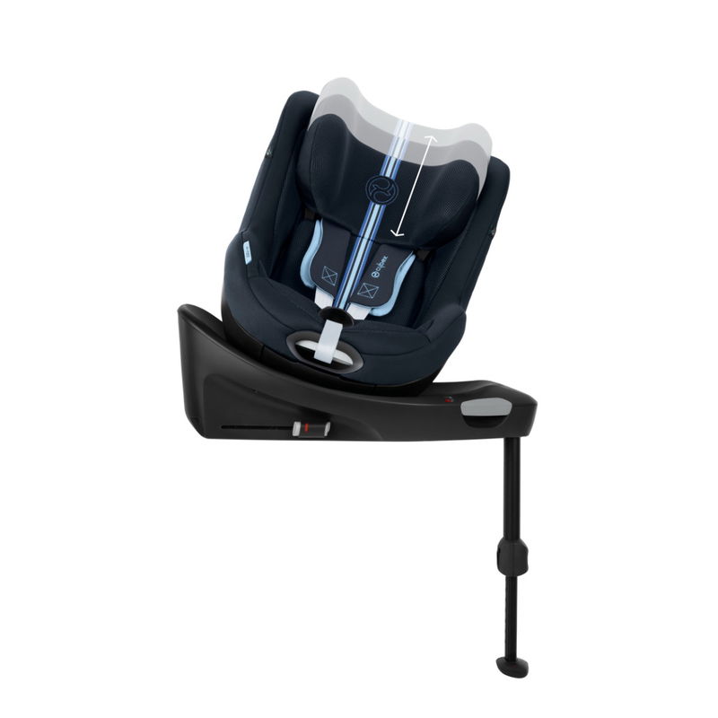babyonlineshop CYBEX Sirona Gi i-Size Plus Ocean Blue ab Geburt bis 105 cm (ca. 4 Jahre) Räumungsverkauf