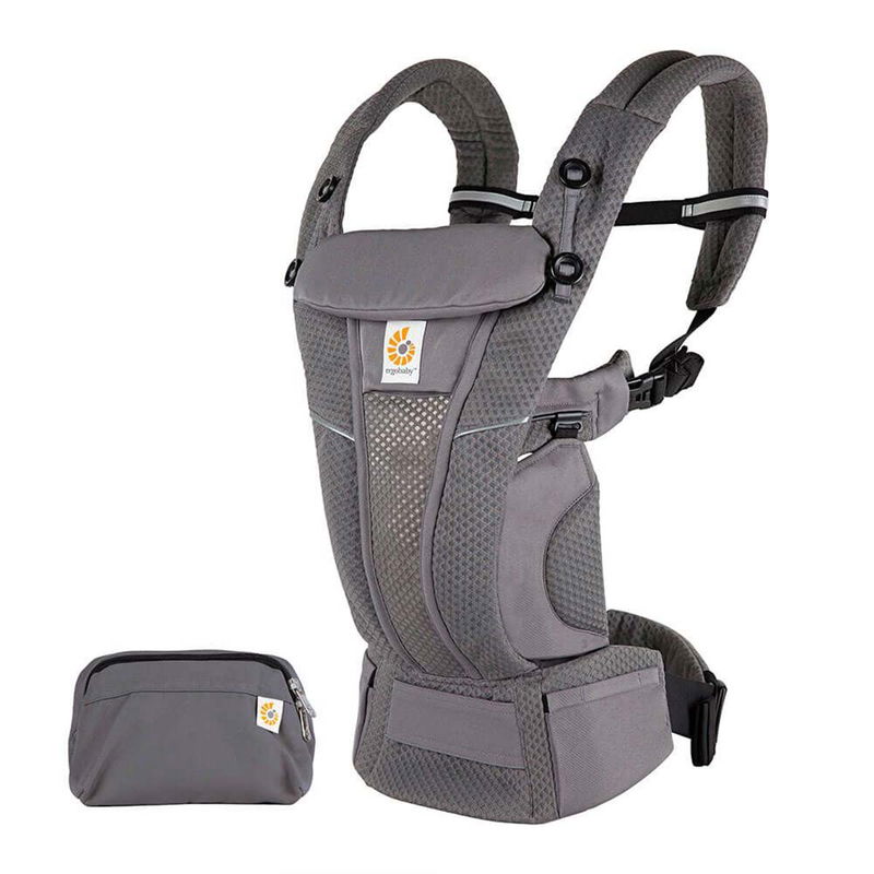 babyonlineshop Ergobaby Omni Breeze Graphite Grey Babytrage Blitzverkäufe