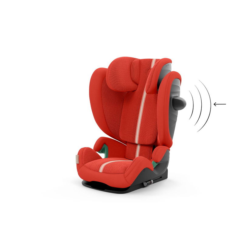babyonlineshop CYBEX Solution G i-Fix Plus Kindersitz Hibiscus Red 3 bis 12 Jahre Sonderangebot