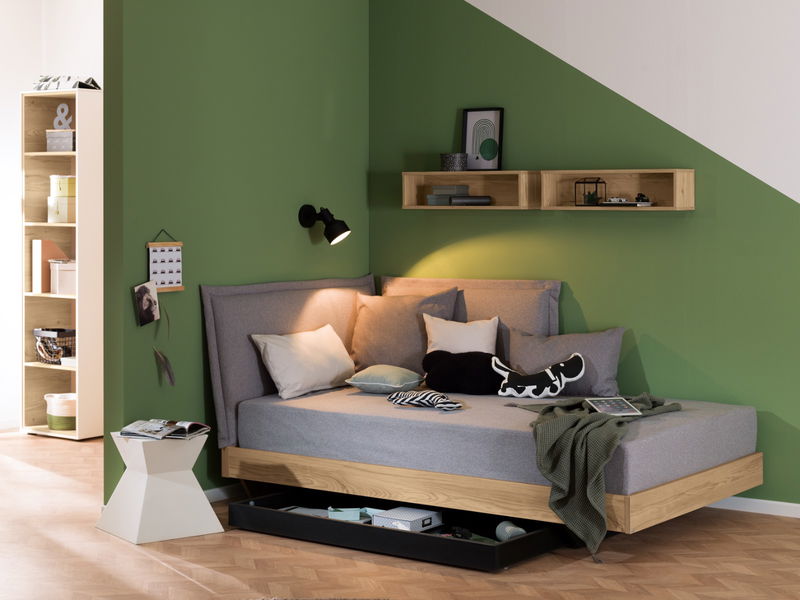babyonlineshop Paidi Home Base Relaxliege Eiche-Montana-Nachbildung 140 x 200 cm Blitzangebot