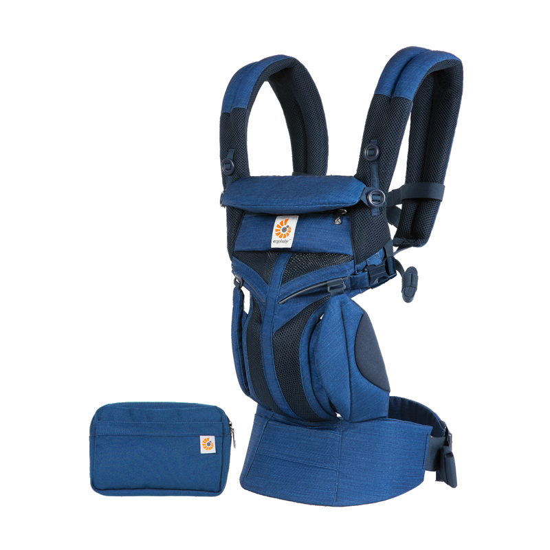 babyonlineshop Ergobaby Omni 360 Cool Air Mesh Indigo Weave Babytrage