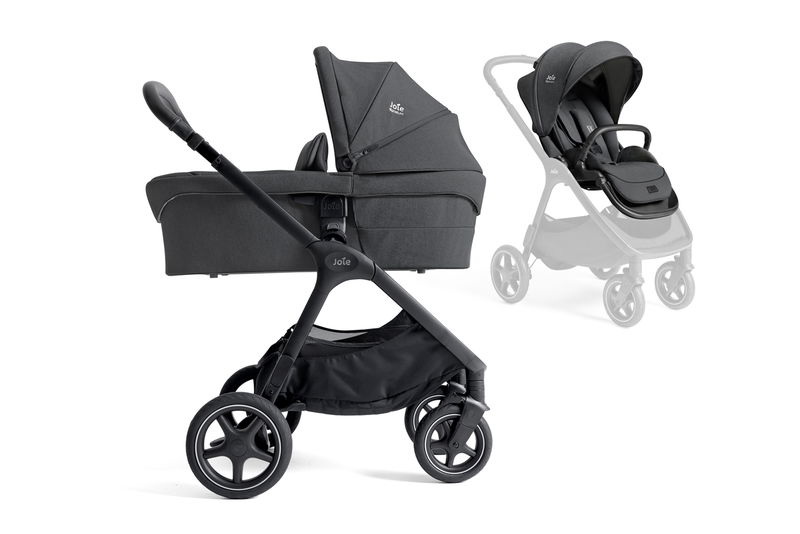 babyonlineshop Joie Signature Kombi-Kinderwagen Finiti inkl. Babywanne Ramble XL Ebony Speichern exportieren