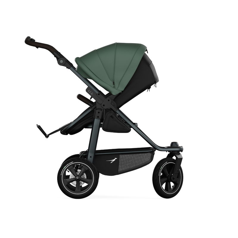 babyonlineshop tfk mono3 Sportwagen olive mit Luftrad-Set Im Verkauf