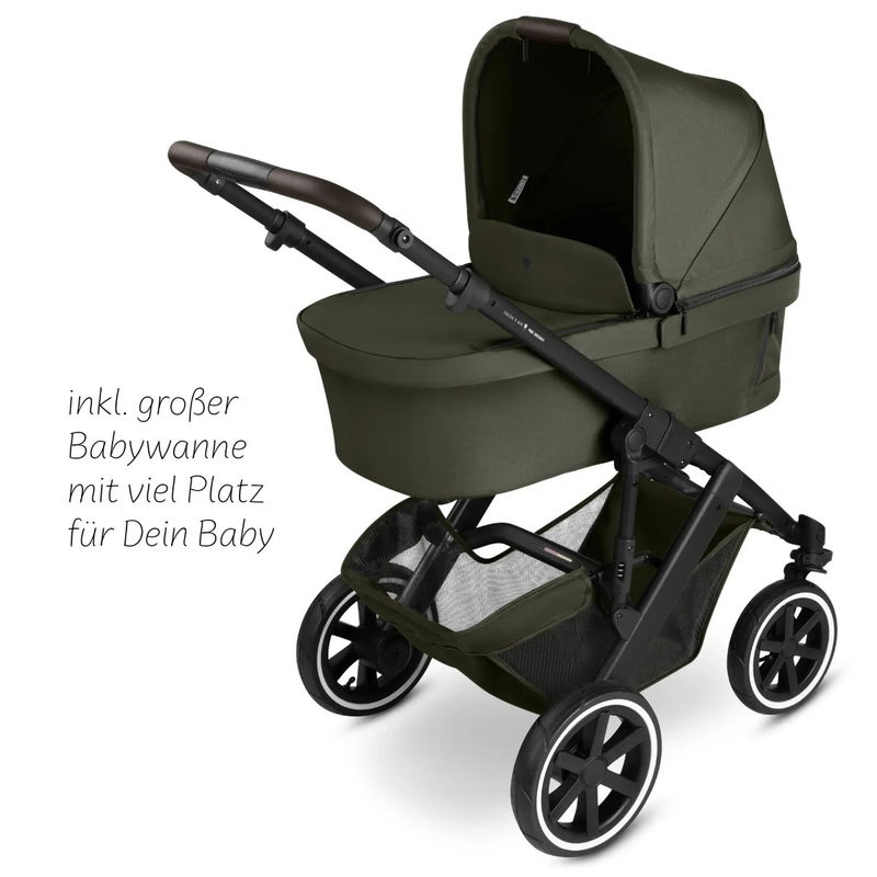 babyonlineshop ABC Design Salsa 5 Air Kombikinderwagen Avocado zollfrei