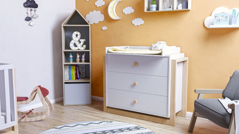 babyonlineshop Nature Kid Wickelaufsatz für Kommode Lisa / Milan Fabrik Onlineshop