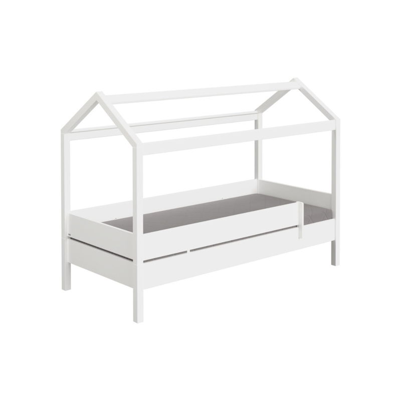 babyonlineshop Paidi Tiny House Liege kreideweiß 90x200 cm Cyber Monday