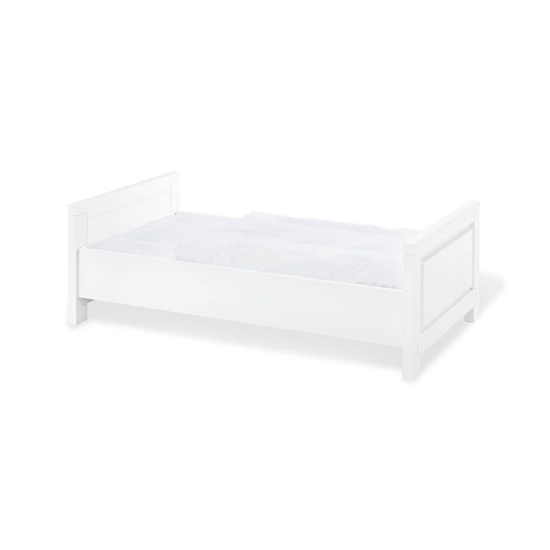babyonlineshop Pinolino Milk Kinderbett 70x140 cm umbaubar zum Juniorbett - zum Toppreis Muttertagsangebot