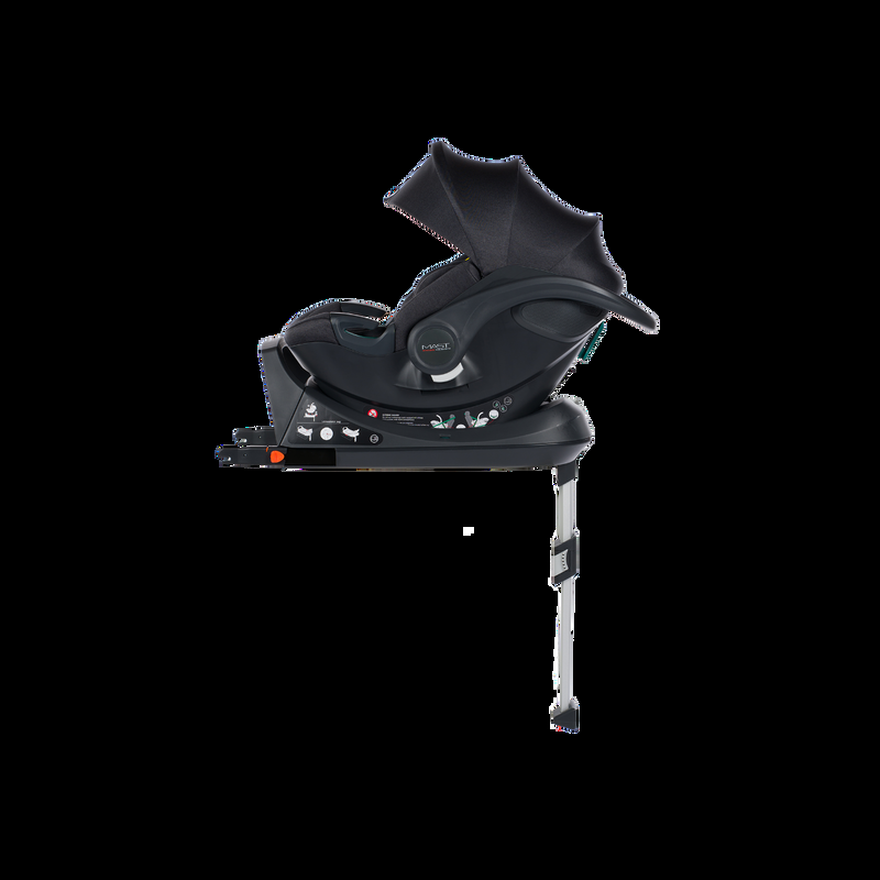 babyonlineshop Mast Swiss M.Zero i-Size Babyschale Set DARK GREY Bestseller