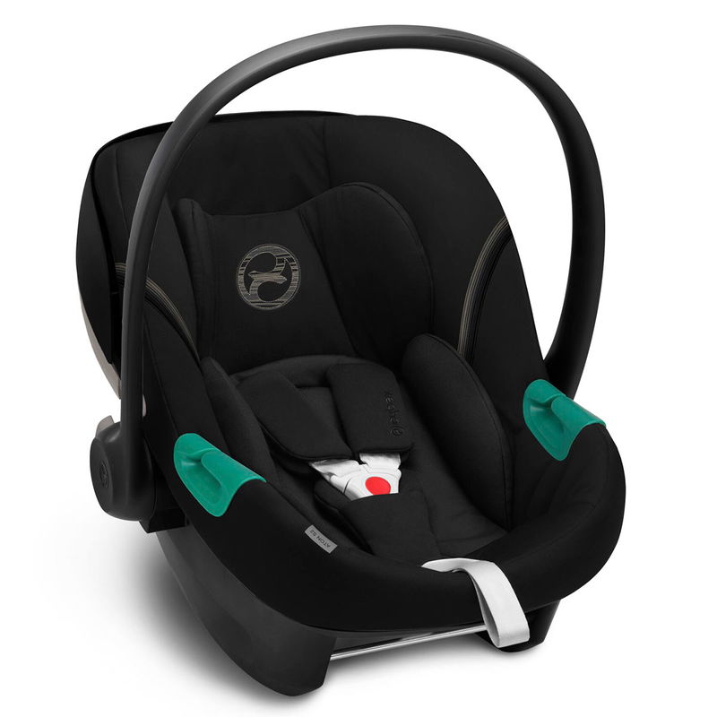 babyonlineshop CYBEX Aton S2 i-Size Babyschale Moon Black bis 13 kg