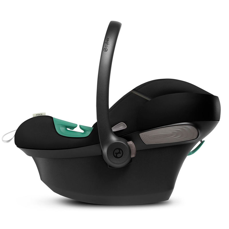 babyonlineshop CYBEX Aton S2 i-Size Babyschale Moon Black bis 13 kg Kostenlose Rückgabe