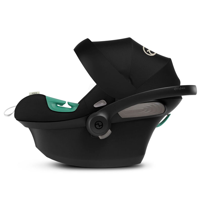 babyonlineshop CYBEX Aton S2 i-Size Babyschale Moon Black bis 13 kg Kostenlose Rückgabe