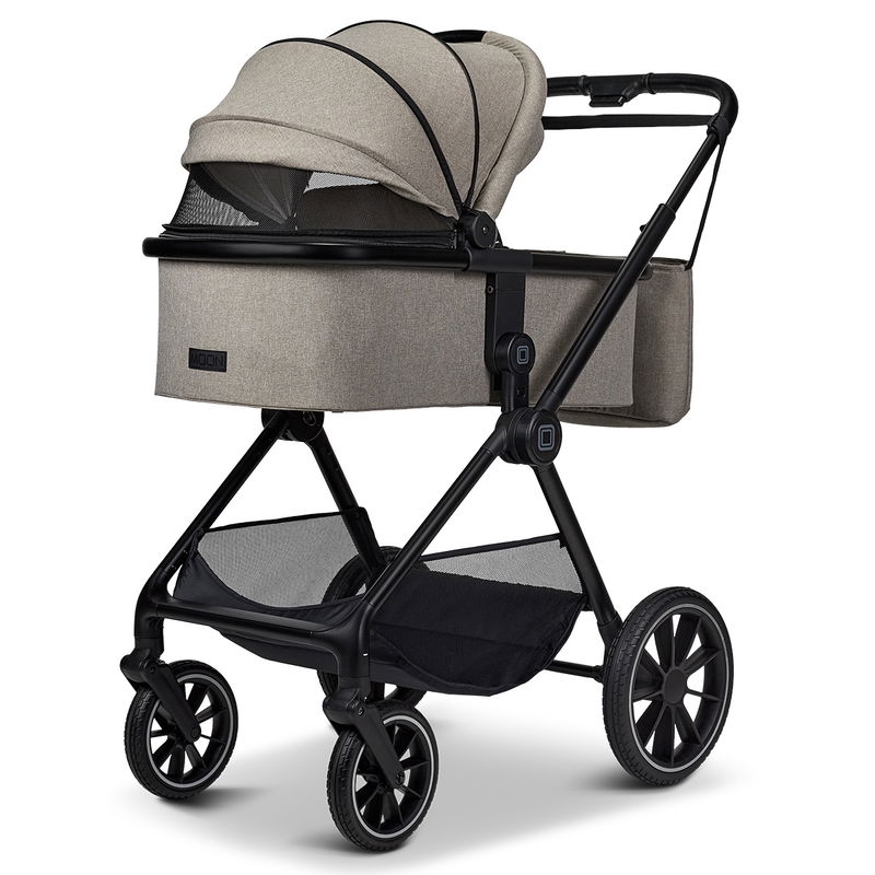 babyonlineshop Moon Clicc Kinderwagen - mud / melange Vierteljährliche Förderung