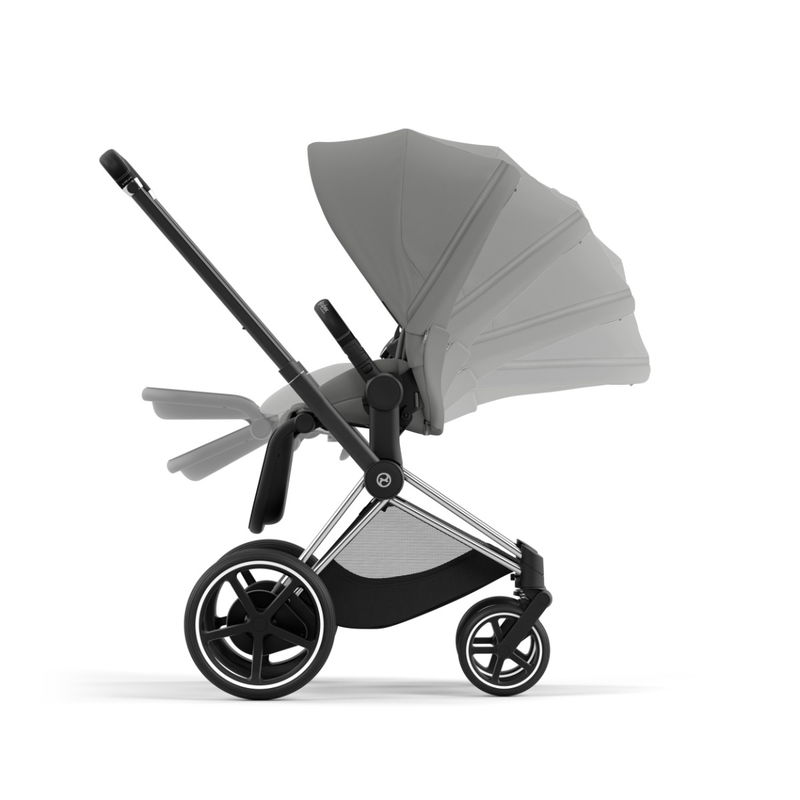 babyonlineshop CYBEX e-PRIAM Kinderwagen Mirage Grey Gestell wählbar New Generation Bis zu 55% Rabatt