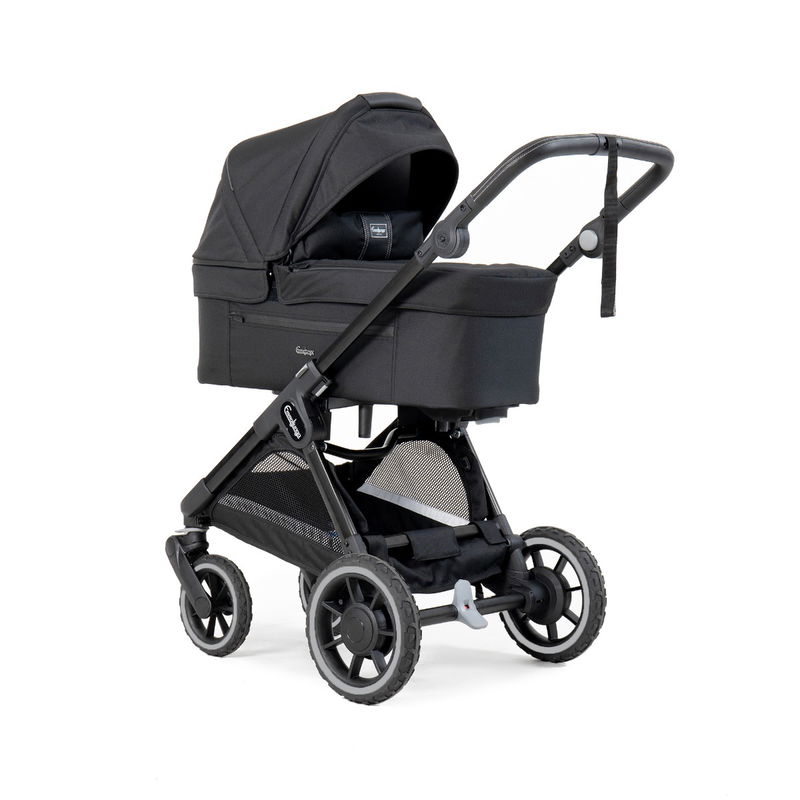 babyonlineshop Emmaljunga SENTO FLAT Kinderwagen All Black Clearance-Verkauf